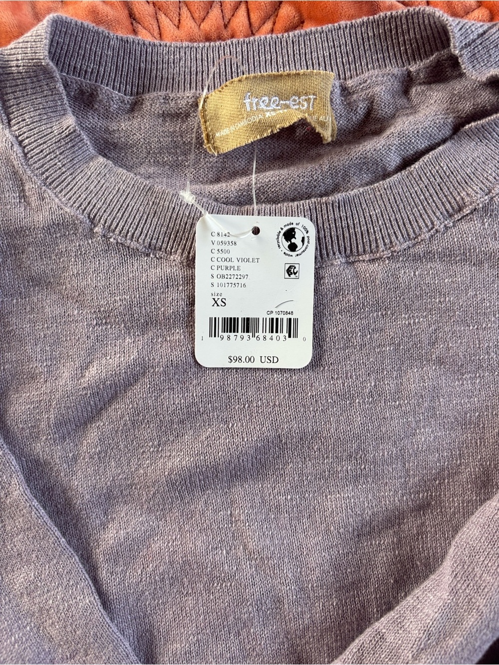 Free People Lilac Knit Skirt Set - Picture 6 of 6